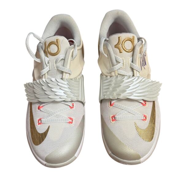 Nike Kevin Durant KD 6 Aunt Pearls Signed Size 6Y - Picture 2 of 8